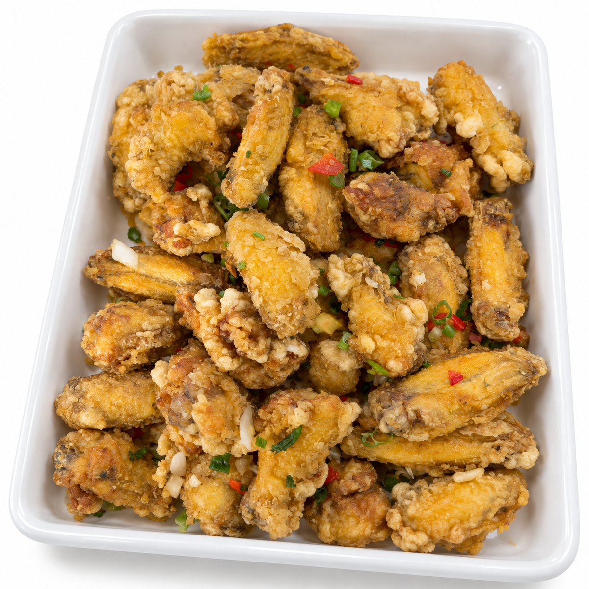 Ailes de poulet sautées à l’ail – 100 g