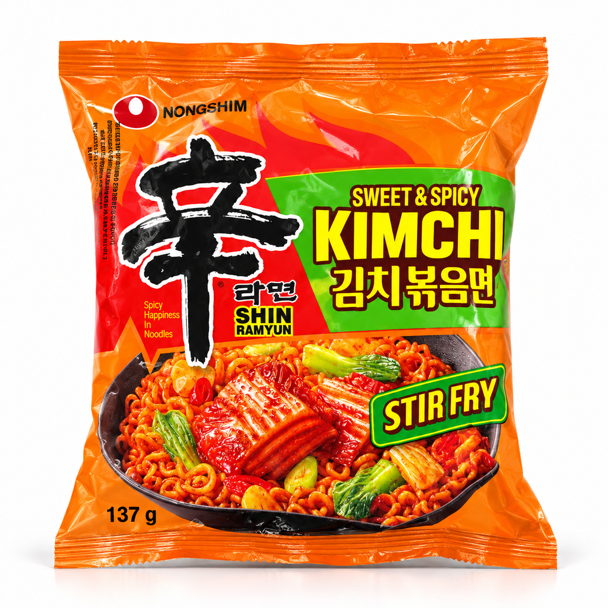 NONGSHIM SHIN RAMYUN KIMCHI STIR FRY – 137 g